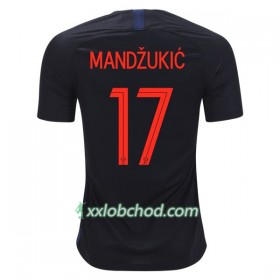 Fotbalové dresy Chorvatsko Mandzukic 17 MS 2018 Venkovní Dres